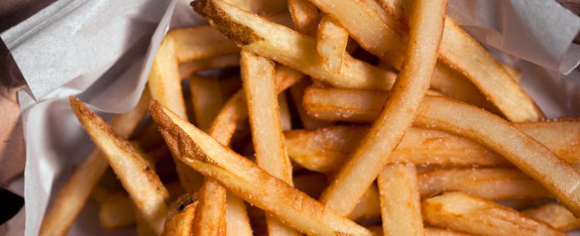 french fries, hand-cut