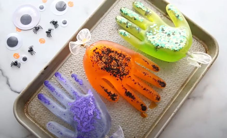 Frozen Hands Science Halloween Activity