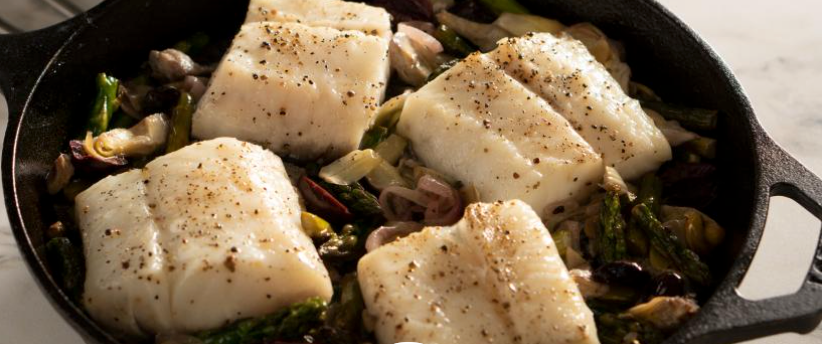 one-pan mediterranean cod