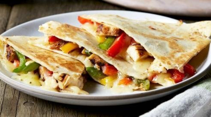 Chicken Quesadillas with Pico Degallo