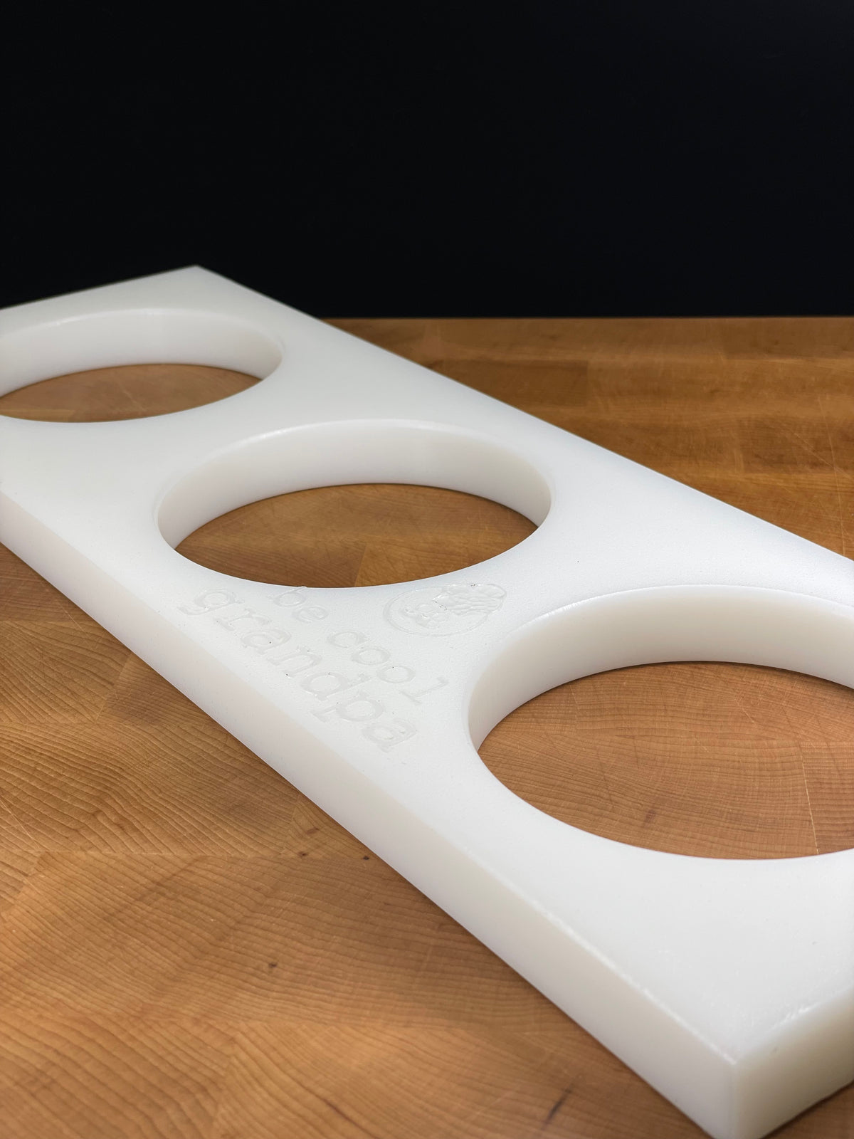 Be Cool 3/4" Burger Board - Three Hole