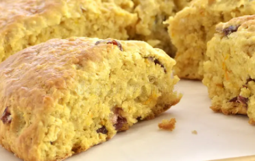 cranberry-orange scones