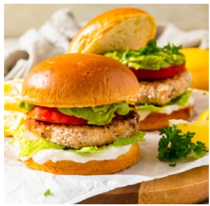 the salmon burger, the best salmon burger, salmon burger, be cool burger board, burger board