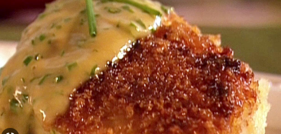 Seared Halibut with Chive Butter Sauce