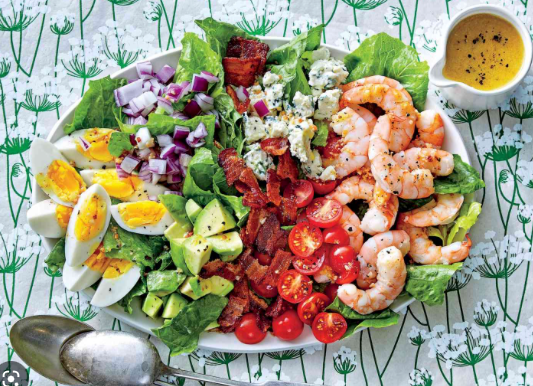 Grandpa Shrimp Cobb Salad