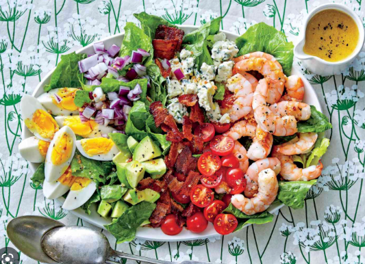 grandpa shrimp cobb salad