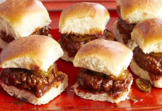 bbq whiskey spice sliders