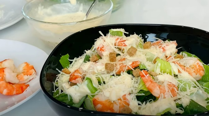 Tangy, Creamy Shrimp Salad