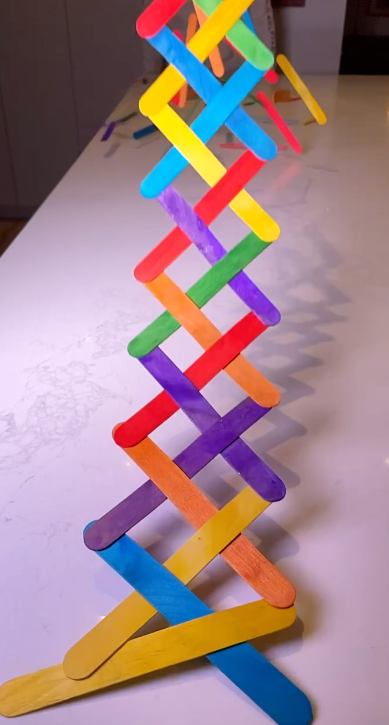 Popsicle Stick Weave Wave, Popsicle Bomb, Popsicle Explosion
