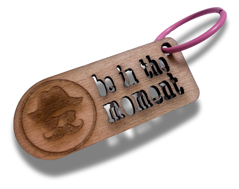 "be in the moment" short sleeve tee