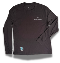 "be in the moment" long sleeve tee